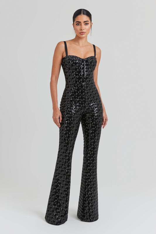 Hailey Black Jumpsuit