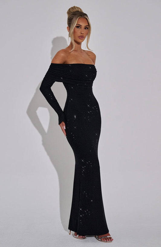 Cyprus Maxi Dress - Black