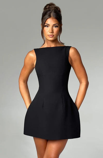 Alana_Mini_Dress_Black_Fioreefinesse