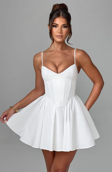 Analeigh_Mini_Dress_Ivory_Fiorefinesse