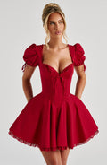 Annie_Mini_Dress_Red_Fiorefinesse