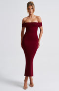 Bex_Midi_Dress_Burgundy_Fiorefinesse