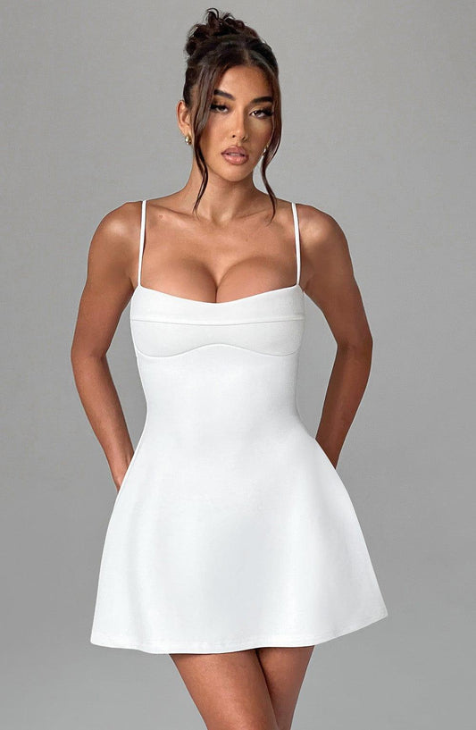 Dakota_Mini_Dress_Ivory_Fiorefinesse