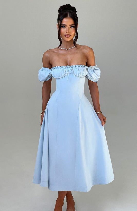 Elora_Midi_Dress_Blue_Fiorefinesse