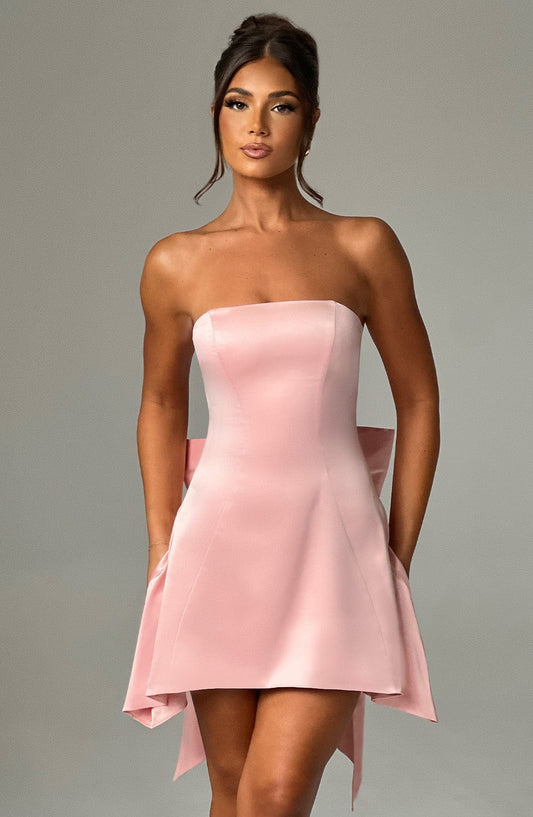 Freja_Mini_Dress_Blush_Fiorefinesse