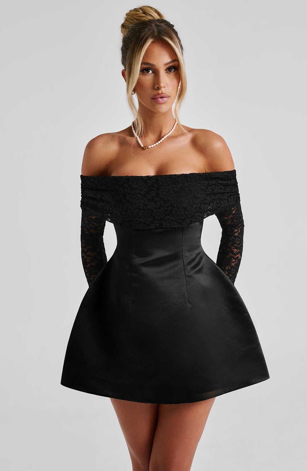 Georgianna_Mini_Dress_Black_Fiorefinesse