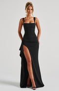 Katana_Maxi_Dress_Black_Fiorefinesse