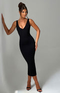 Lucinda_Midi_Dress_Black_Fiorefinesse