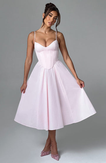 Mariella_Midi_Dress_Blush_Fiorefinesse