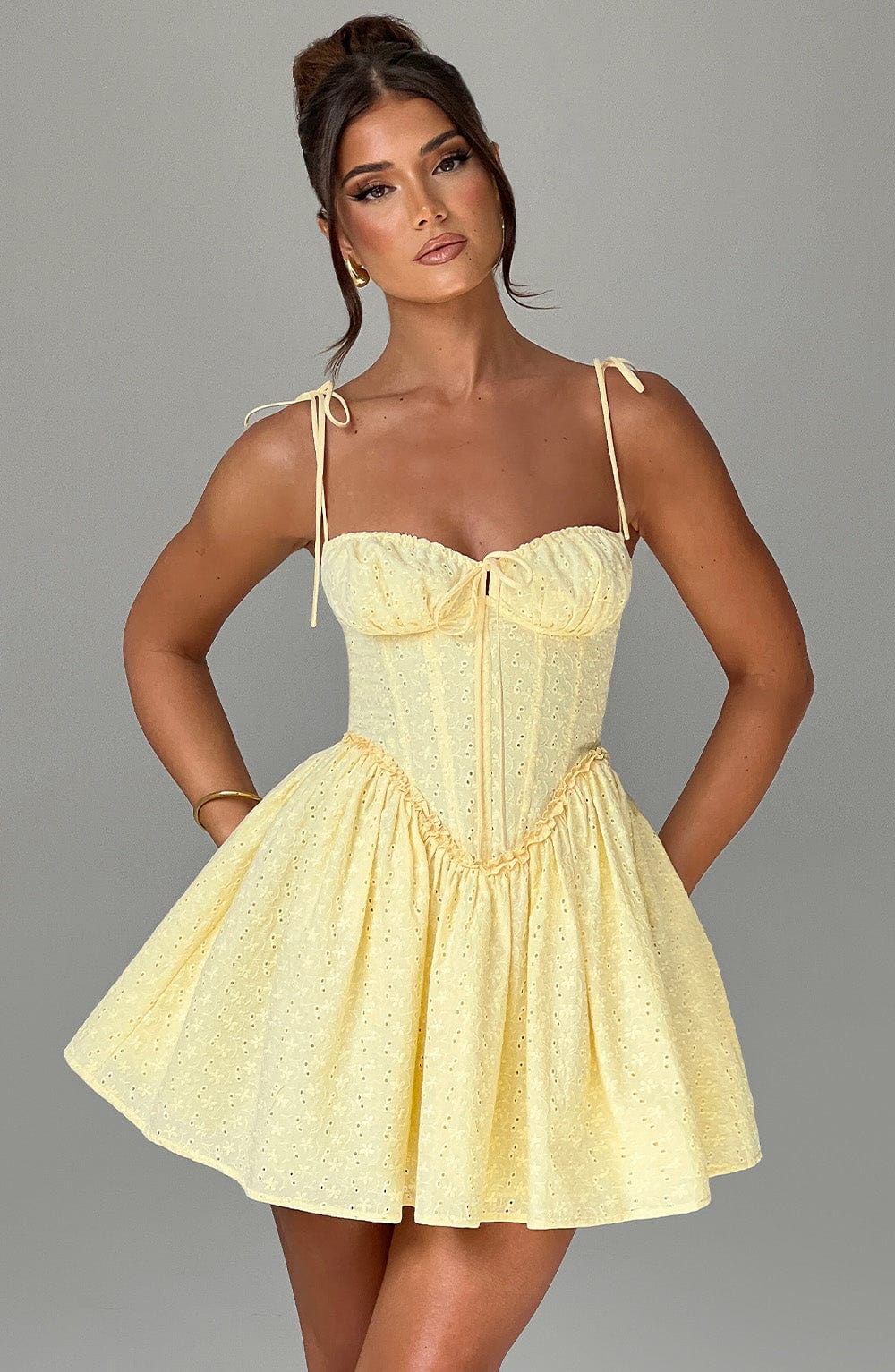 Phoebe_Mini_Dress_Lemon_Fiorefinesse