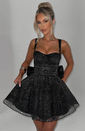 Polly_Mini_Dress_Black_Sparkle_Fiorefinesse