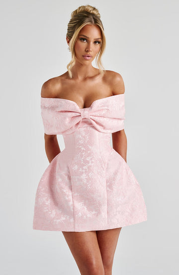 Raquel_Mini_Dress_Blush_Fiorefinesse