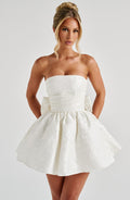 Salome_Mini_Dress_Ivory_Fiorefinesse