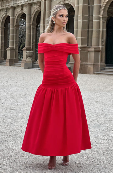 Wilhelmina_Midaxi_Dress_Red_Fiorefinesse