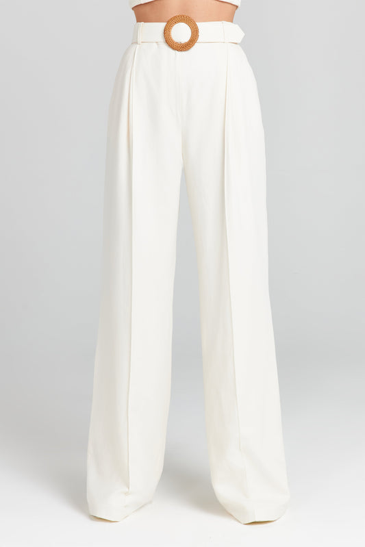 Claudia White Trousers