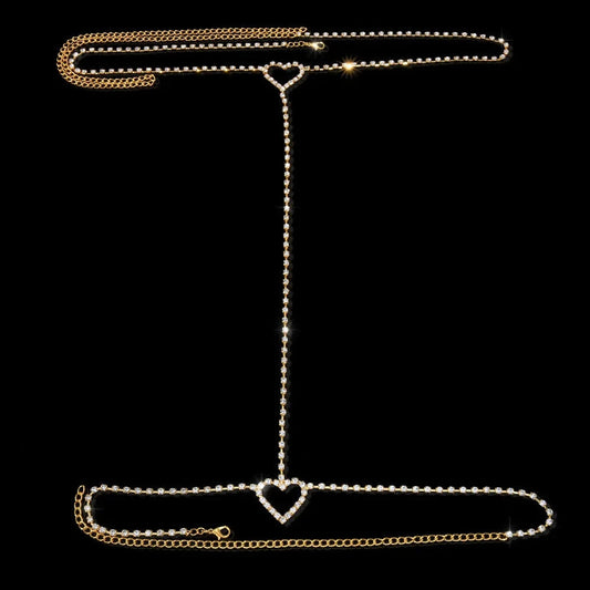 Heart Leg Chain