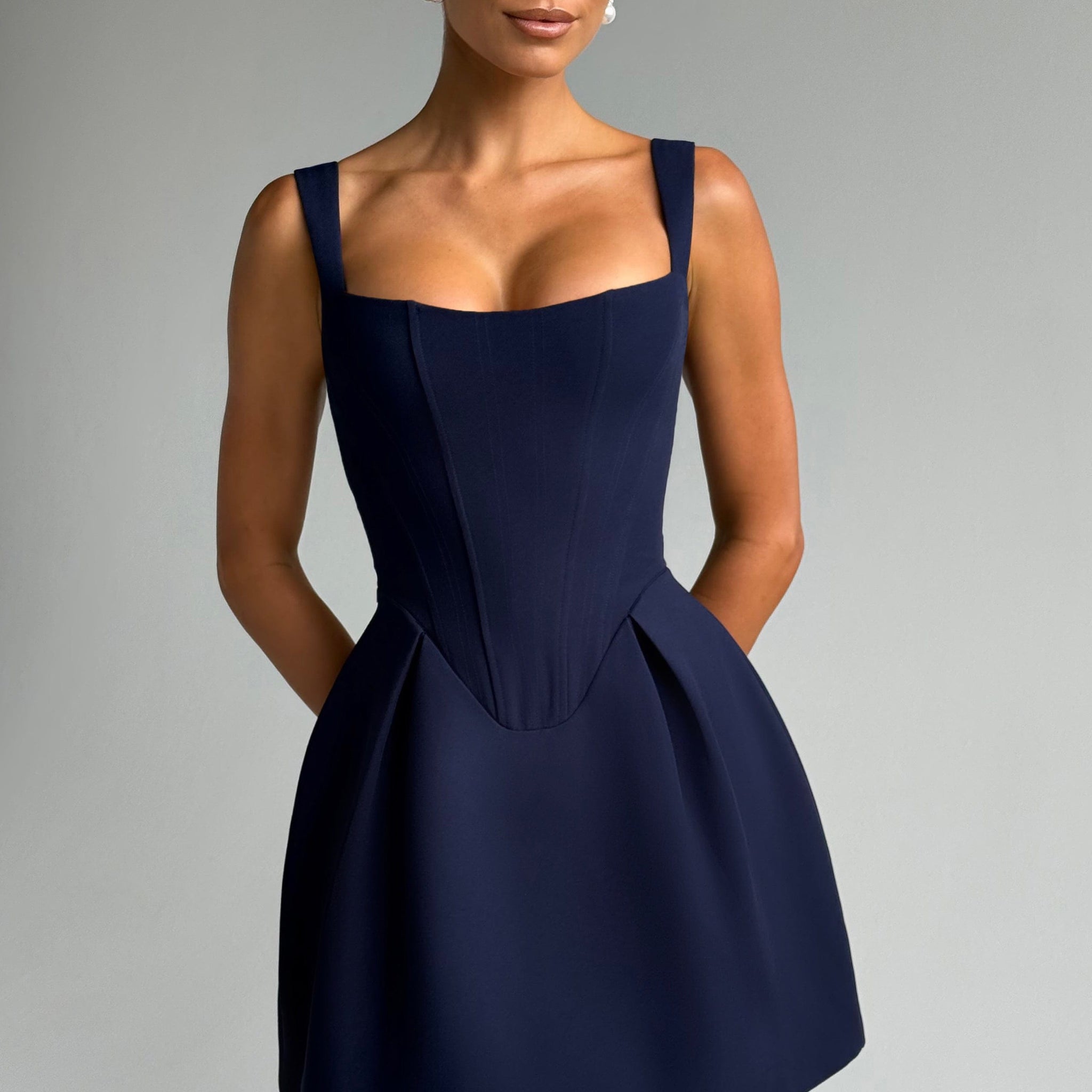 Janiyah Mini Dress - Navy